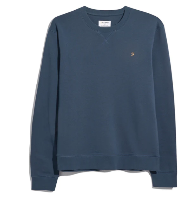 Tim Organic Cotton Sweatshirt – Deep Blue