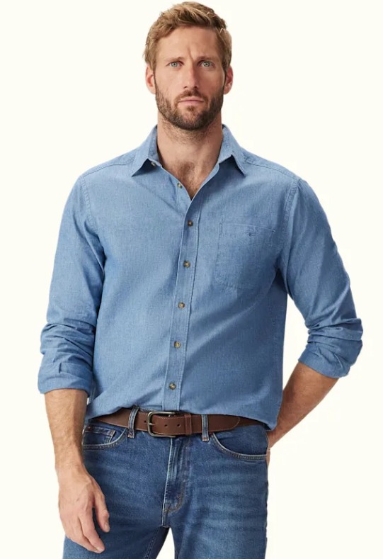 Classic Chambray Shirt – Indigo