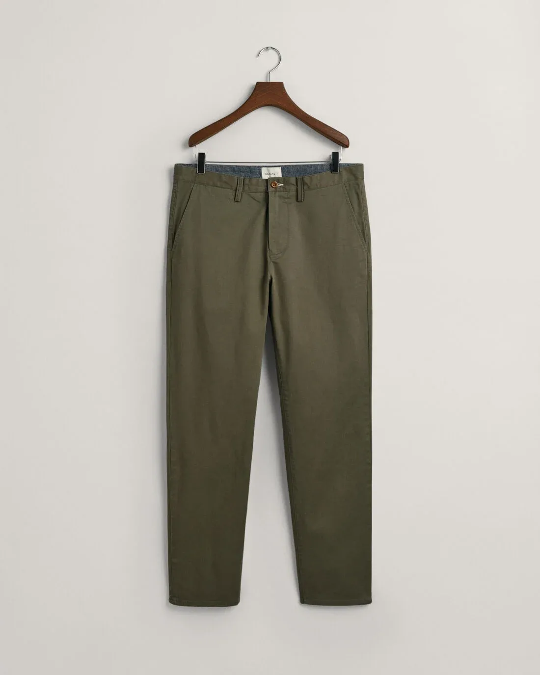 Regular Fit Twill Chinos – Khaki