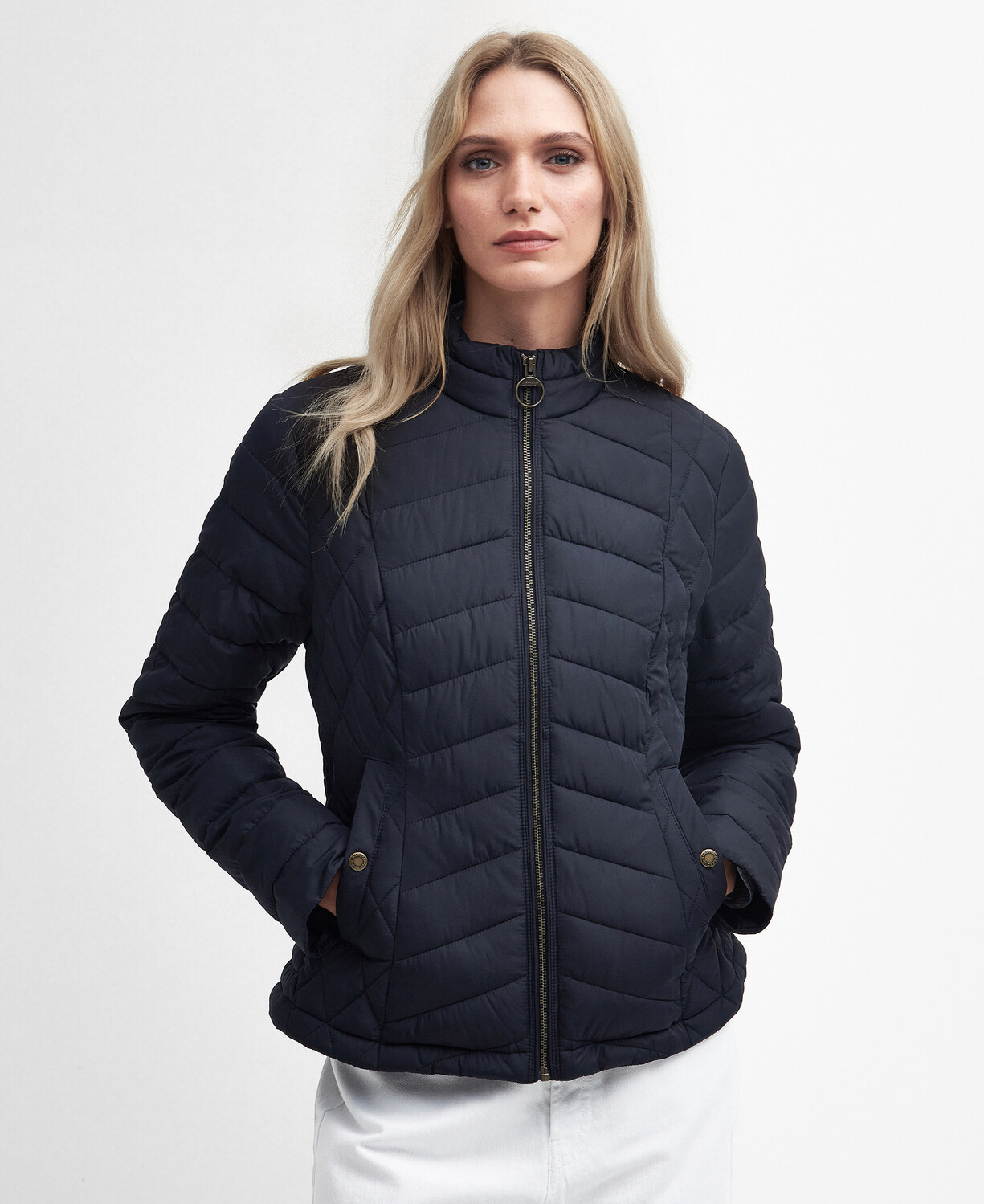 Clematis Quilted Jacket – Navy