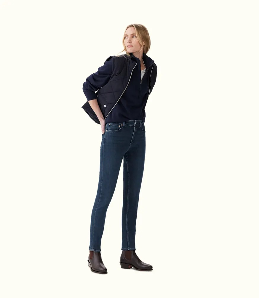 Albury Ladies Skinny Jeans in Indigo Rinse Wash