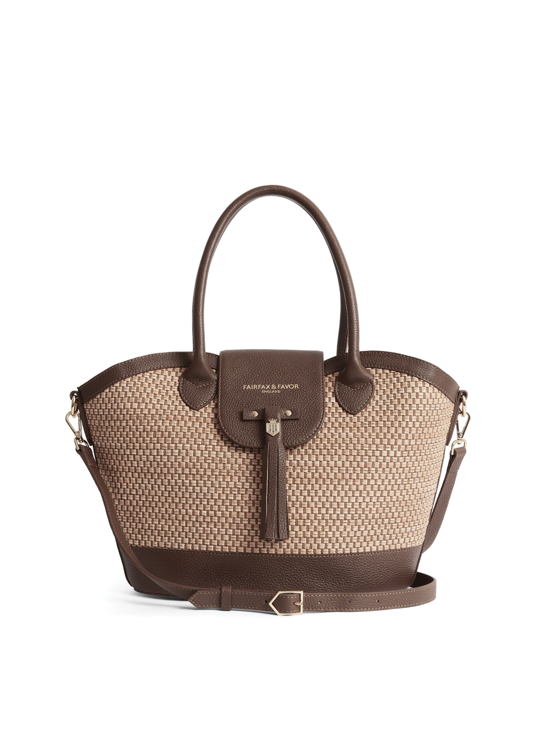 Fairfax & Favor Windsor Basket Bag in Tan