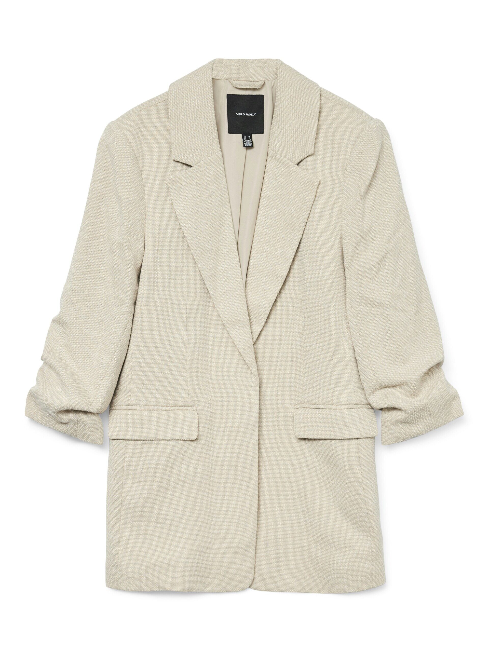 Frida Blazer in Oatmeal Melange